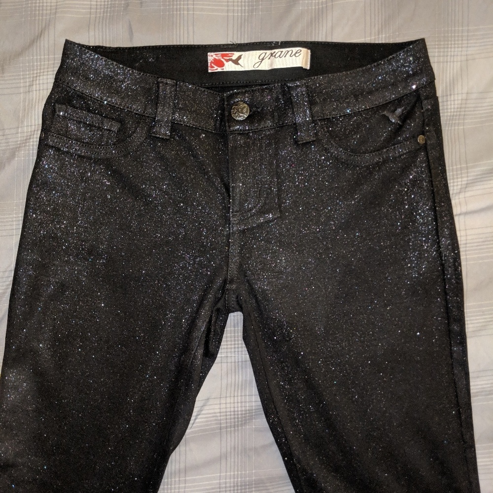 Grane sparkle black pants